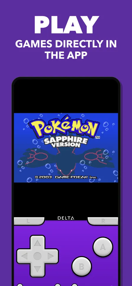 A game running directly in the RomM iOS app